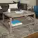 Alt View 13. Walker Edison - Rustic Farmhouse Wood Coffee Table - Gray Wash.