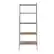 Front. Walker Edison - 72" Industrial Ladder 5-Shelf Bookcase - Mocha.