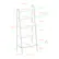 Alt View 14. Walker Edison - 72" Industrial Ladder 5-Shelf Bookcase - Mocha.