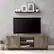 Alt View 12. Walker Edison - 70" Modern Farmhouse Simple Grooved Door TV Stand for most TVs up to 80" - Grey Wash.