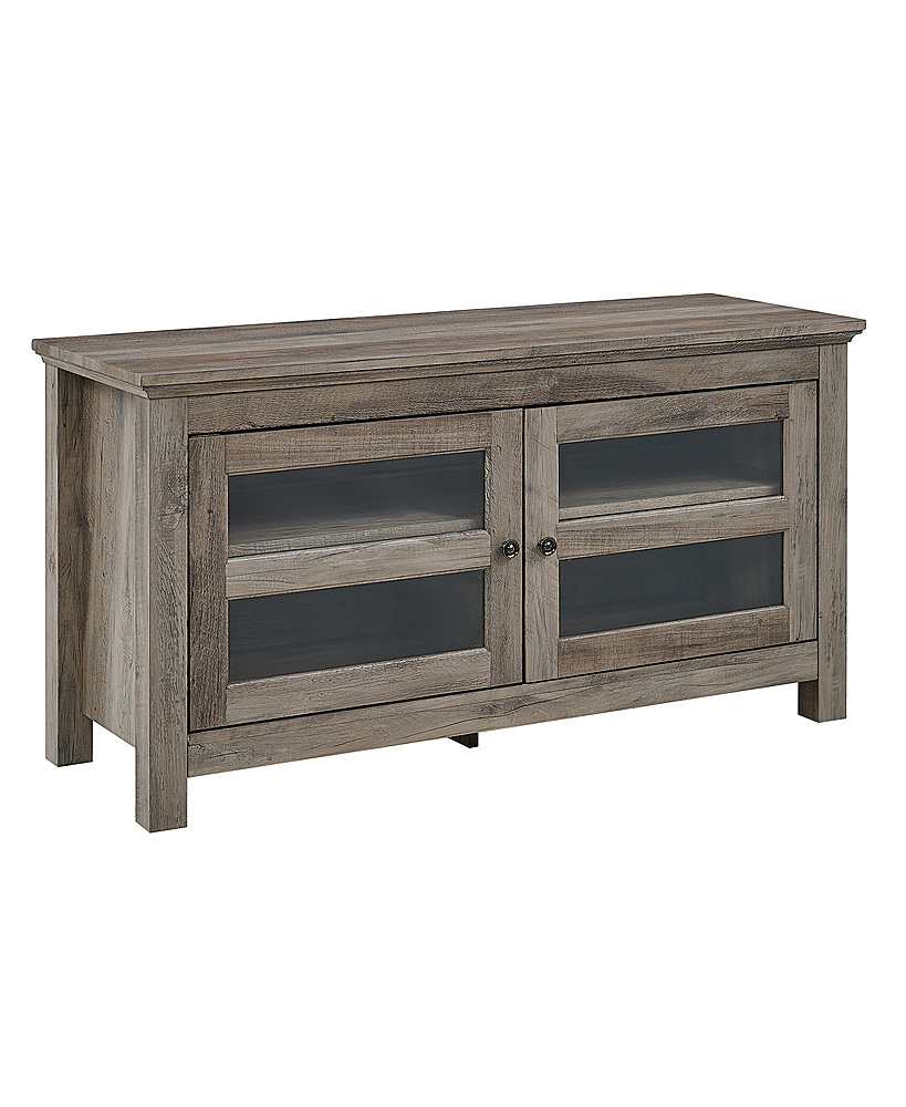 Angle View: Walker Edison - Double Door TV Stand for Most Flat-Panel TV's up to 48" - Grey Wash