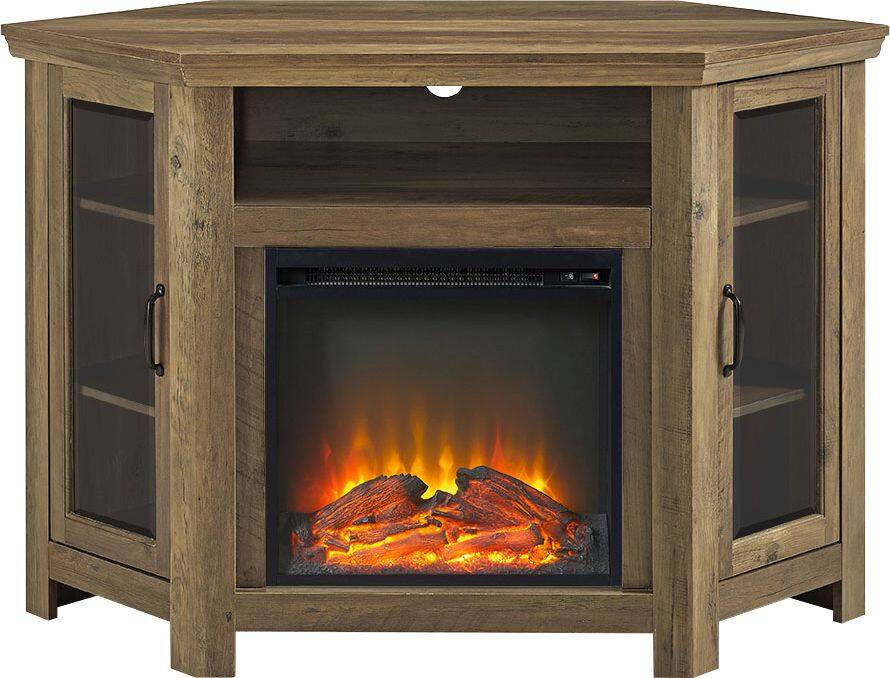 Oak Tv Cabinets Best Walker Edison Tv Cabinet For Most Tvs Up To 50 Rustic Oak