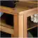 Alt View 16. Walker Edison - Glass Two Door Corner Fireplace TV Stand for Most TVs up to 55" - Rustic Oak.