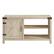Front. Walker Edison - Rustic Barndoor TV Cabinet for Most Flat-Panel TVs Up to 48" - White Oak.