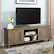 Alt View 14. Walker Edison - 70" Modern Farmhouse Simple Grooved Door TV Stand for most TVs up to 80" - Rustic Oak.