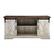 Front. Walker Edison - 58" Modern Farmhouse Sliding Door TV Stand for Most TVs up to 65" - Rustic White Brown.