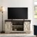 Alt View Zoom 13. Walker Edison - 58" Modern Farmhouse Sliding Door TV Stand for Most TVs up to 65" - Rustic White Brown.