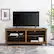 Alt View 11. Walker Edison - Modern 58" Wood Open Storage TV Stand for Most TVs up to 65" - Rustic Oak.