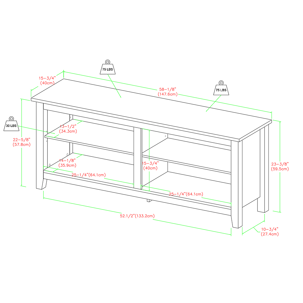 Best Buy: Walker Edison Corner Open Shelf TV Stand for Most Flat-Panel TV's  up to 60 Rustic Oak BB58CCRRO