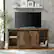 Alt View 12. Walker Edison - 58" Modern Farmhouse Sliding Door TV Stand for Most TVs up to 65" - Rustic Oak.