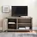 Alt View 12. Walker Edison - 44" Rustic Barndoor TV Cabinet for Most Flat-Panel TVs Up to 50" - Gray Wash.