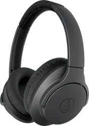 Audio-Technica - QuietPoint ATH-ANC700BT Wireless Noise Cancelling Over-the-Ear Headphones - Black - Angle_Zoom