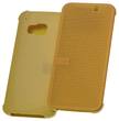 HTC - Dot View Case for HTC One (M9) Cell Phones - Neon Yellow - Larger Front