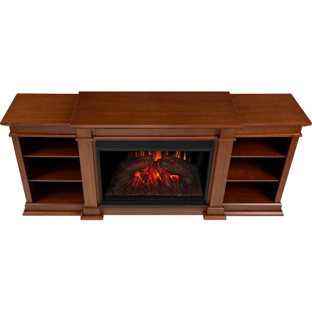 Best Buy Real Flame Eliot Grand Electric Fireplace Vintage Black Maple