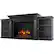 Alt View 11. Real Flame - Tracey Grand Electric Fireplace - Black.