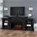 Alt View 15. Real Flame - Tracey Grand Electric Fireplace - Black.
