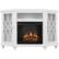 Front. Real Flame - Lynette Electric Fireplace - White.