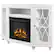 Alt View 12. Real Flame - Lynette Electric Fireplace - White.