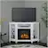 Alt View 15. Real Flame - Lynette Electric Fireplace - White.