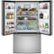 Alt View 2. Haier - 27.0 Cu. Ft. French Door Refrigerator - Stainless Steel.