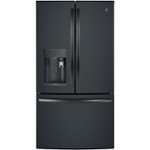 Front. GE - Profile Series 27.8 Cu. Ft. French Door Refrigerator with Keurig Brewing System.