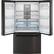 Alt View 2. Haier - 27.0 Cu. Ft. French Door Refrigerator - Black Stainless Steel.