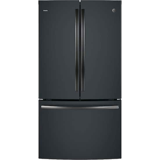 Ge Profile Series 23 1 Cu Ft French Door Counter Depth Refrigerator Black Slate Pwe23kelds Best Buy