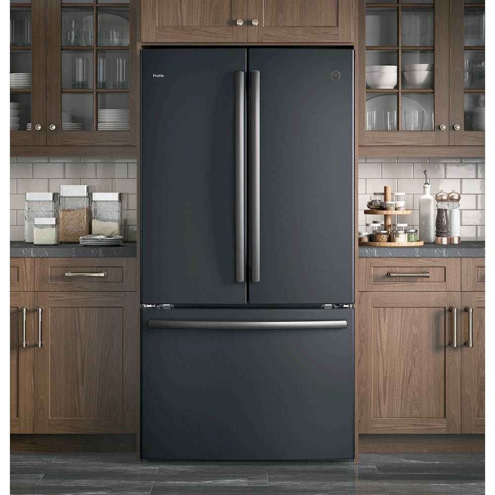GE Profile - 23.1 Cu. Ft. French Door Counter-Depth Refrigerator with ...