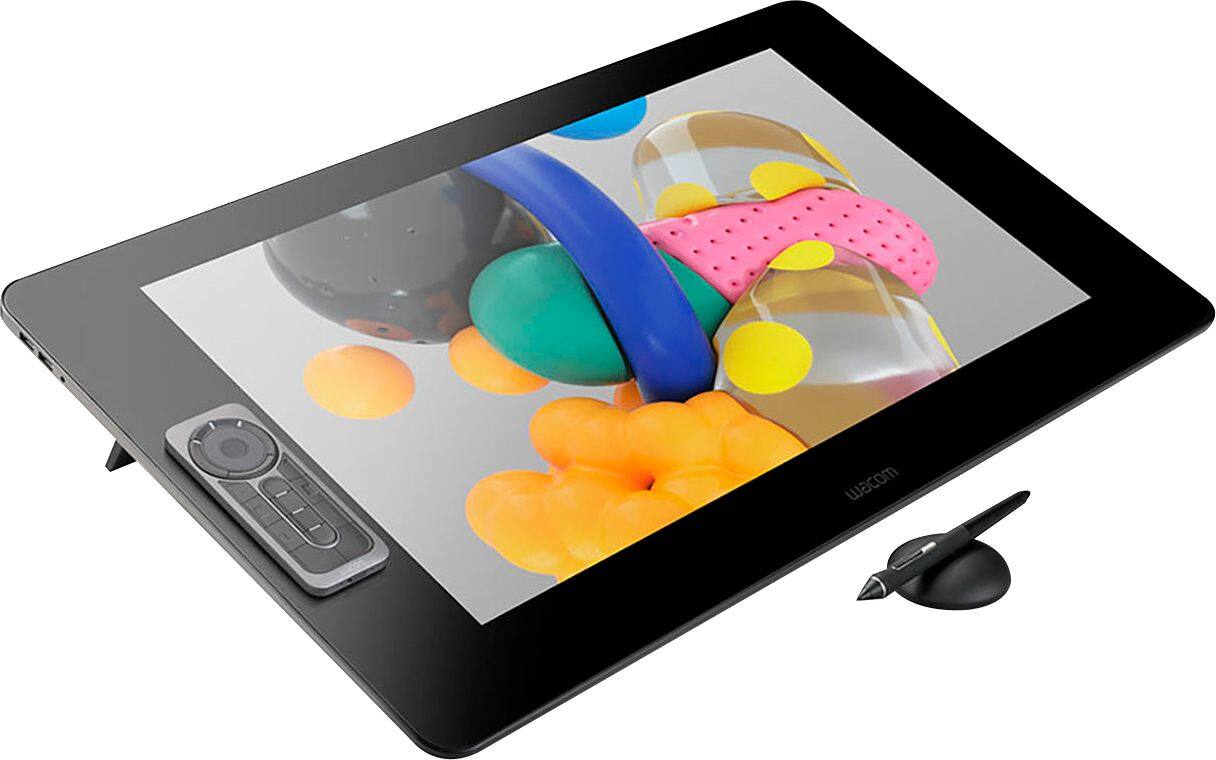 Alt View 11. Wacom - Cintiq Pro 24 – 23.6” 4K Creative Pen and Touch Display - Black.