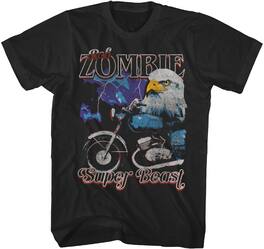 PopMarket - Rob Zombie - Rob Zombie - Super Beast Bike T-Shirt - XL Black TS4413RBZA4 - APPAREL - Multicolor
