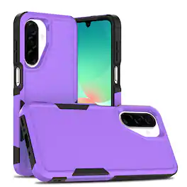 UUCOVER - Shockproof Case for Samsung Galaxy A17 5G Hybrid Dual Layer TPU + PC Protective Anti-Slip Rugged Back Cover - Purple