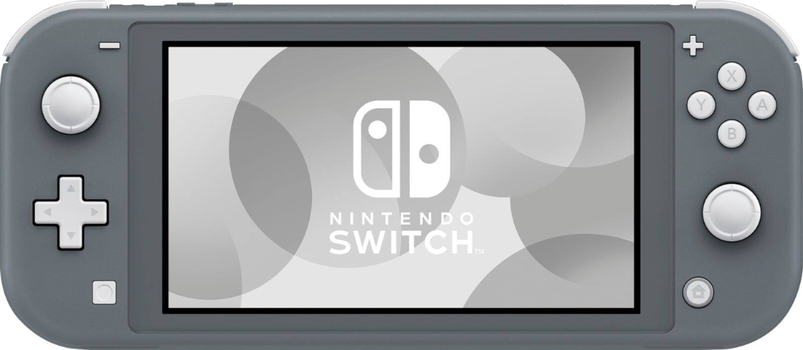 Front. Nintendo - Switch 32GB Lite - Gray.