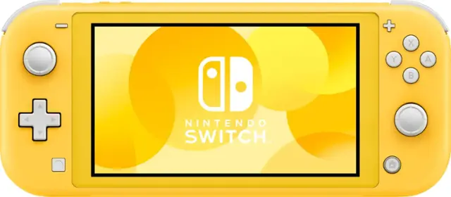 Front. Nintendo - Switch 32GB Lite - Yellow.