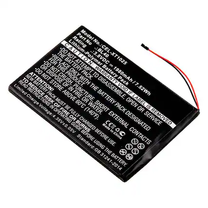Front. UltraLast - Lithium-Polymer Battery for Select Motorola Cell Phones - Black.