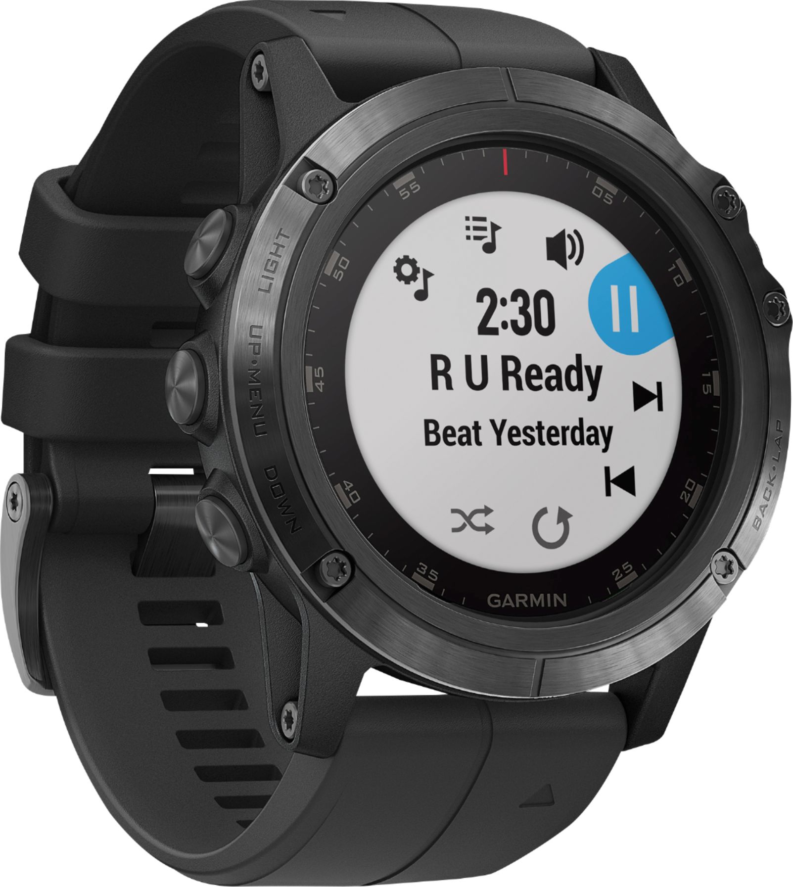 Best Buy: Garmin Fēnix 5X Plus Sapphire Smart Watch Fiber 