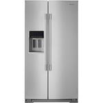 Whirlpool - 28.5 Cu. Ft. Side-by-Side Refrigerator - Stainless steel - Front_Standard