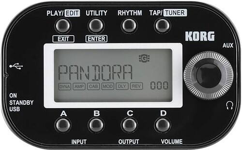 Best Buy: Korg PANDORA mini Digital Effects Processor Black PXMINIBK