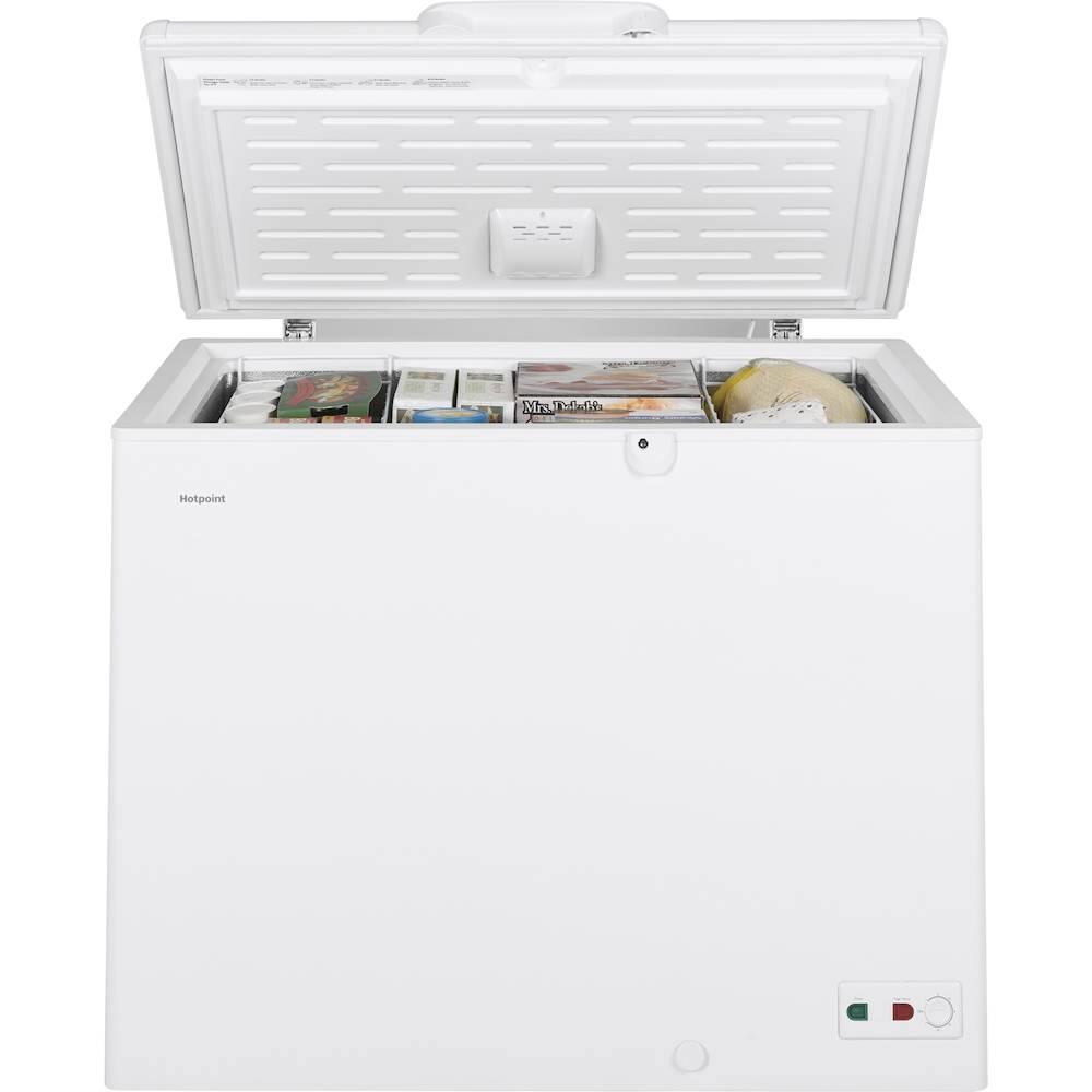Alt View 12. Hotpoint - 9.4 Cu. Ft. Chest Freezer with Manual Defrost - White.