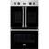 Front. Viking - Professional 7 Series 29.5" Built-In Double Electric Convection Wall Oven - Black.