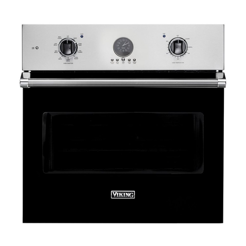 Viking - Professional 5 Series 29.5" Built-In Single Electric Convection Wall Oven - Black