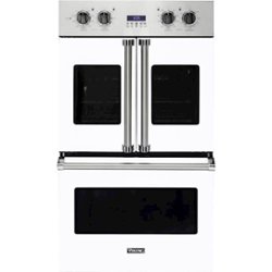 Viking - Professional 7 Series 30" Built-In Double Electric Convection Wall Oven - White - Front_Zoom