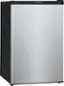 Angle. Frigidaire - 4.5 Cu. Ft. Mini Fridge with Top Freezer - Silver.