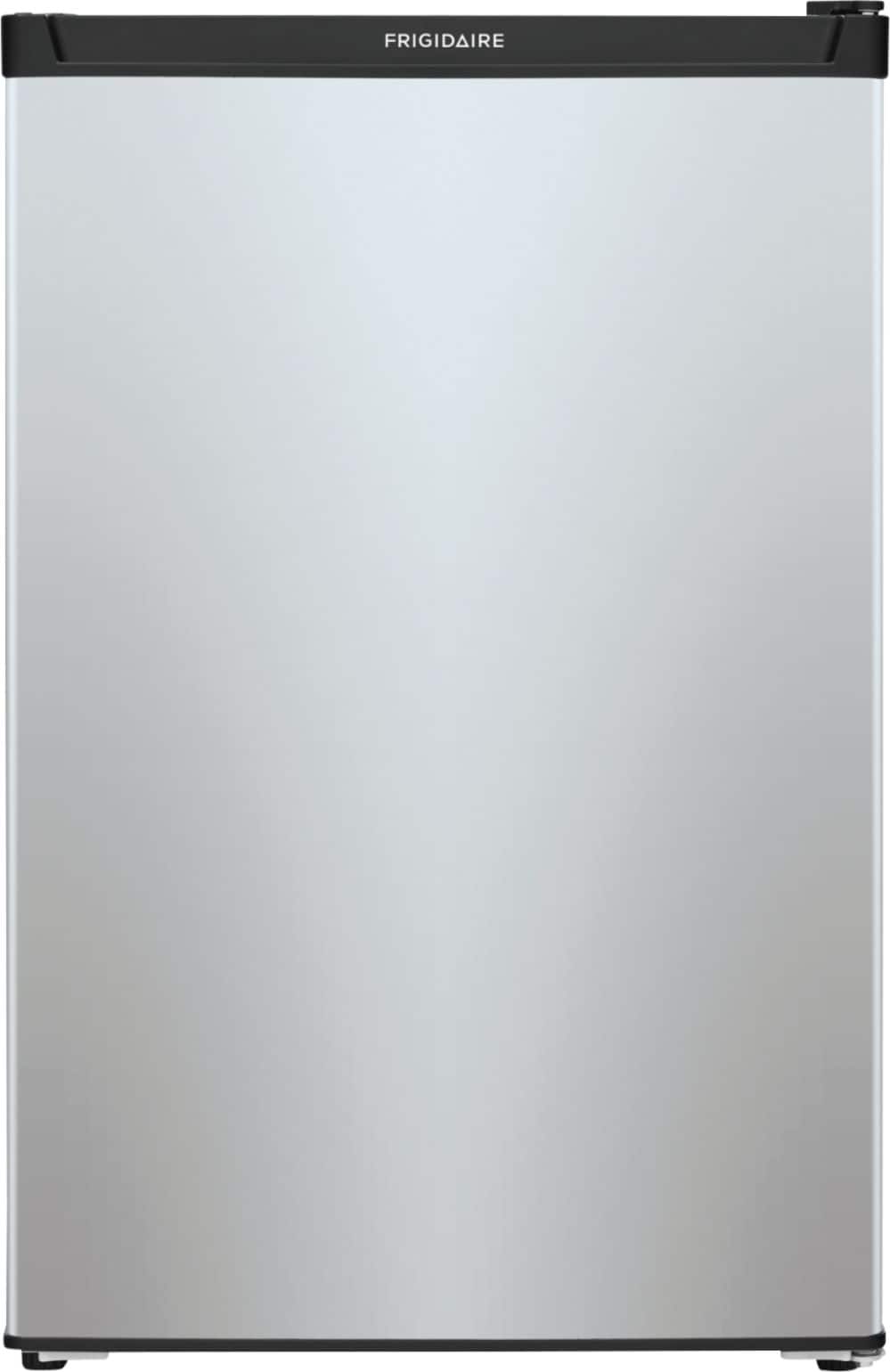 Front. Frigidaire - 4.5 Cu. Ft. Mini Fridge with Top Freezer - Silver.