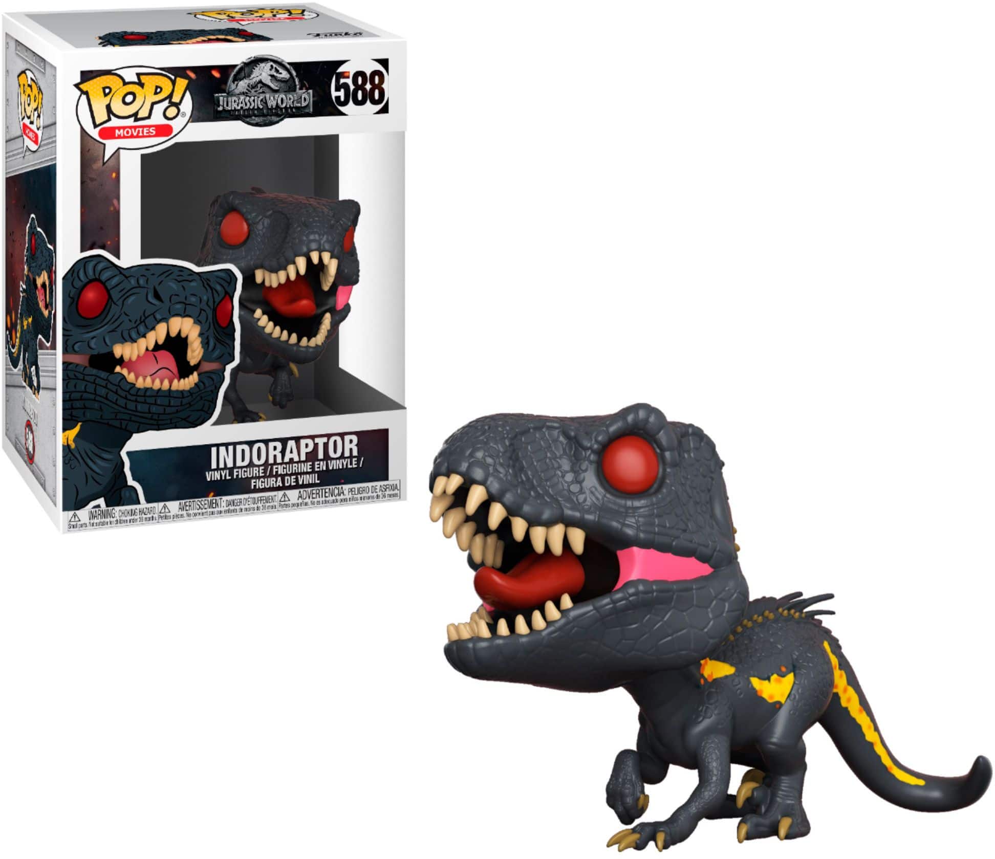 Front. Funko - Pop! Movies Indoraptor - Gray.