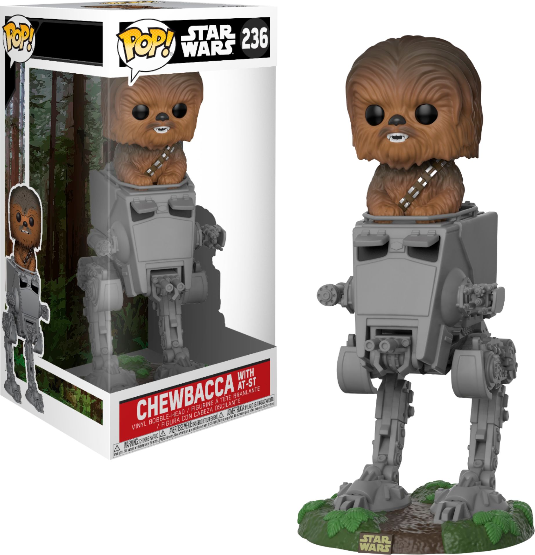 ventilatie Ijdelheid dramatisch Best Buy: Funko POP Deluxe: Star Wars Chewbacca in AT-ST 27023