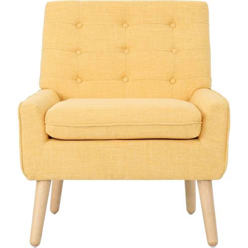 Noble House - Quincy Accent Chair - Muted Yellow