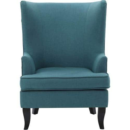 Noble House - Juneau Hi-Back Wing Chair - Dark Teal