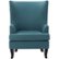 Front Zoom. Noble House - Juneau Hi-Back Wing Chair - Dark Teal.