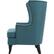 Alt View 13. Noble House - Juneau Hi-Back Wing Chair - Dark Teal.