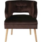 Front. Noble House - Danville Accent Chair - Chocolate.